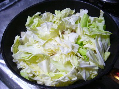 3加入高麗菜