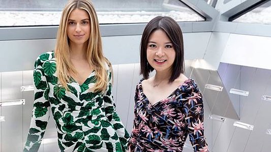 Gabby Hirata and Talita von Furstenbergat the DVF headquarters in New York｜Credit Lexie Moreland/WWD .jpeg