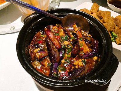 台中_中菜_西屯區_頂園全鴨坊_魚香茄子煲.jpg