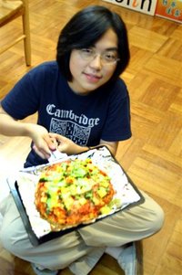 花蓮人大人with her Pizza