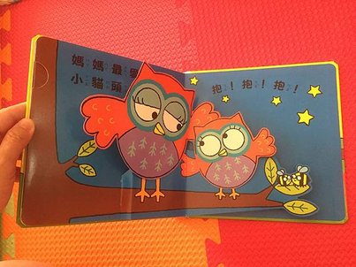 [立體書_可翻可拉] 學飛的貓頭鷹2.JPG