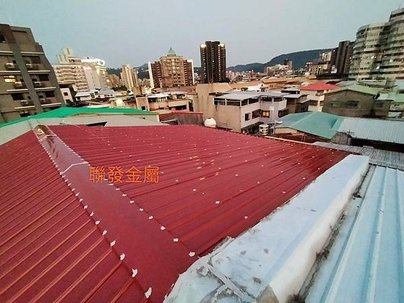 北部頂樓烤漆浪板覆蓋/不銹鋼水槽@聯發金屬