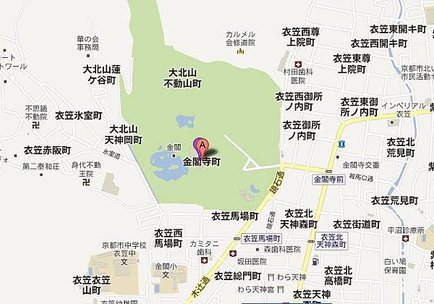 金閣寺map