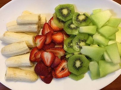 fruit cut up