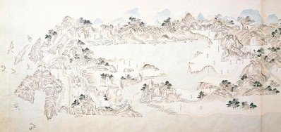 康熙臺北湖/1684~1722「台灣地里圖」《台灣地裡圖》約