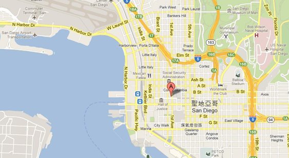 ELS San Diego Map