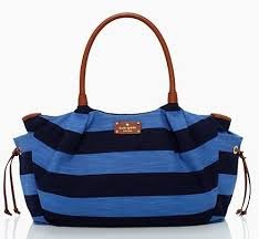 JUBILEE STRIPE STEVIE BABY BAG