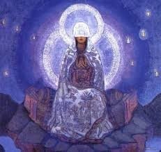 nikolai-roerich-mother-of-the-world-1924 | Nicholas roerich, Sacred art,  Spiritual art