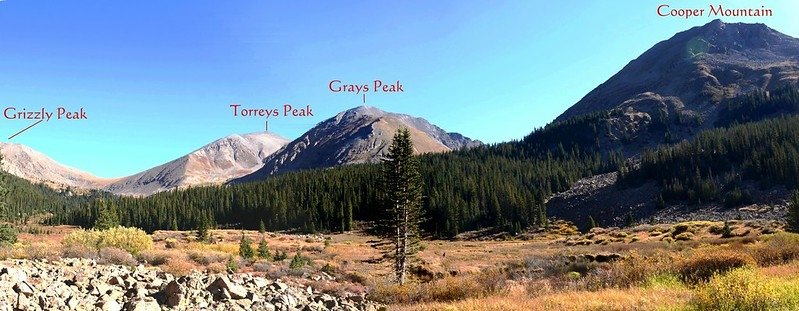 Looking north at mountains from Chihuahua Gulch Trail near 10,935 ft (1)