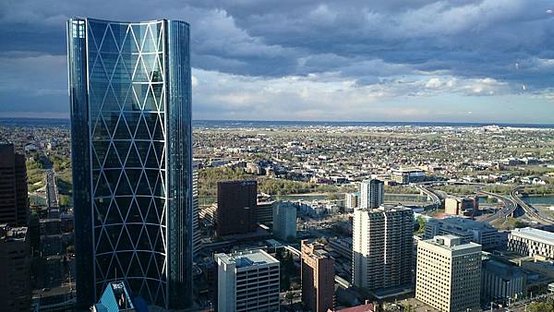 Calgary tower風景