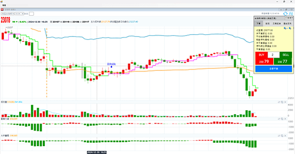 20241231 看盤日記  台股高檔震盪下跌