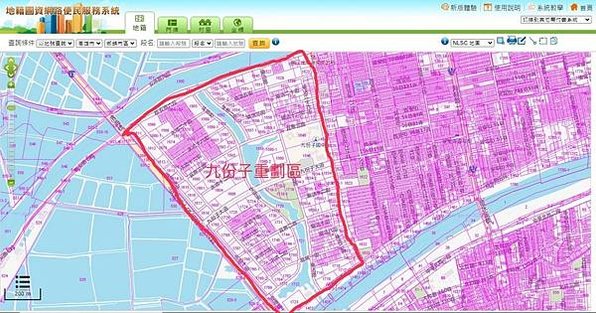【九份子重劃區】台南市安南區新重劃區九份子地籍圖~薔薇媽媽看屋手札