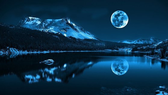 Moon-cold-lake-reflections