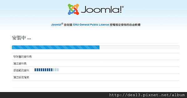 joomla安裝卡住joomla無法安裝