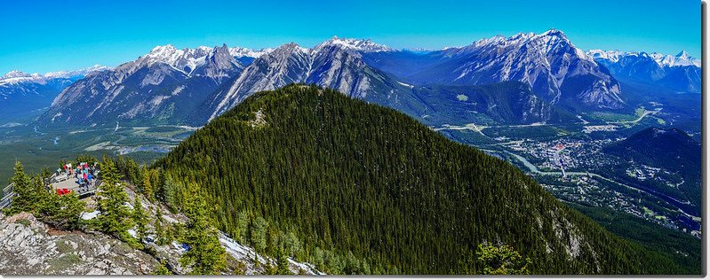 From meteorological station on Sanson Peak facing North at mountains 2