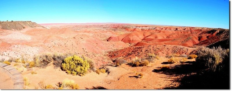 Painted Desert Panorama From Tiponi point