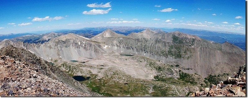 View to northwest from the summit of Quandary Peak (2)