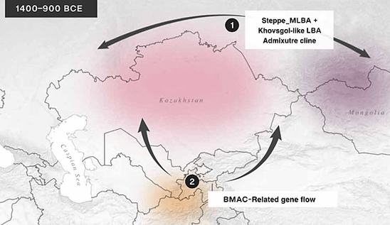 斯基泰人，與哈薩克遺傳史