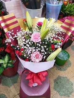 (三峽群麗鮮花店)產品介紹-母親節花禮&amp;康乃馨花禮(花束&amp;盆