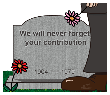 LINE 貼圖: We never forget your contribution