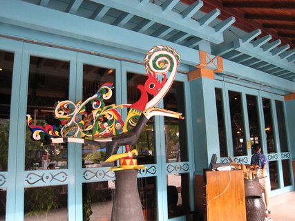 第三天_飯店兩間自助餐廳的 鳥餐廳 另一間是龜餐廳