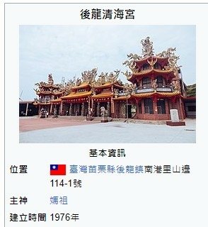 後龍山邊媽-後龍清海宮於民國105年10月完成高32米聖顏莊