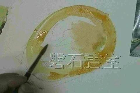 南瓜切片水彩教學示範