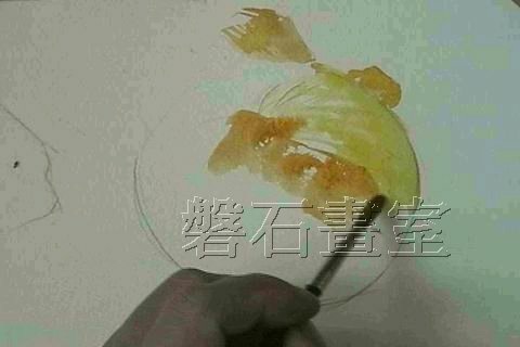 有洋蔥的水彩教學示範