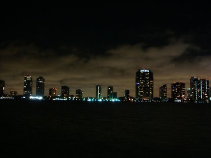 Miami downtown夜景