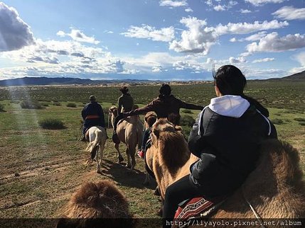 Camel riding