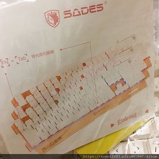 激推【3C開箱】賽德斯「SADES」電競鍵盤 狼刃甲 天使限