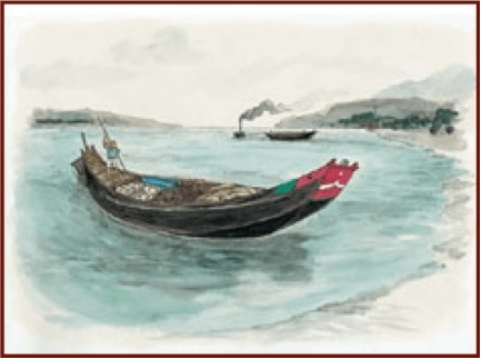 法國駐日武官皮摩丹少校在其1900年出版的回憶錄《遠東紀行，