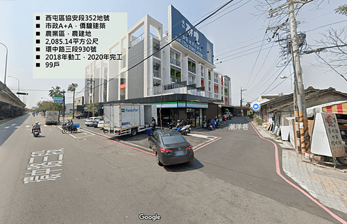 農建地建案: 台中市西屯區協安段352地號