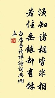 白居易幾句詩，把《圓覺經》開篇講解完了