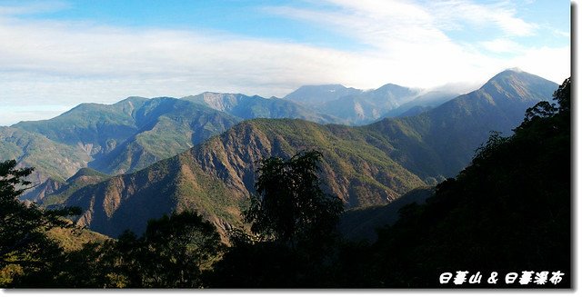 大漢林道西北眺群山