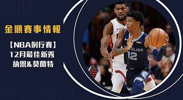 【NBA】12月最佳新秀 納恩_莫蘭特