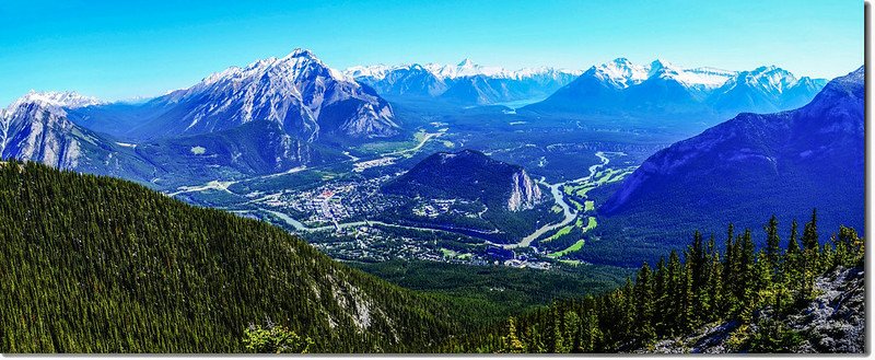 From meteorological station on Sanson Peak facing Northeast at mountains