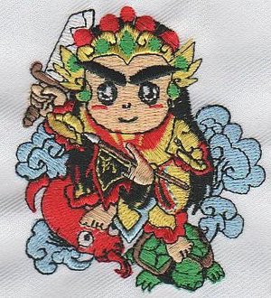 玄天上帝(電繡)