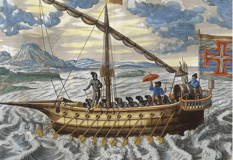 1633年金門料羅灣海戰-明荷海上戰爭/荷蘭 jacht船隻