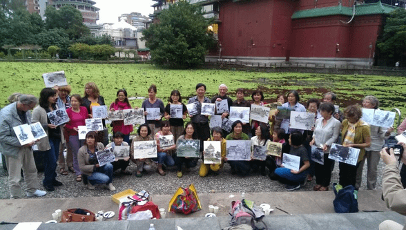 台法交流畫展畫藝交流1