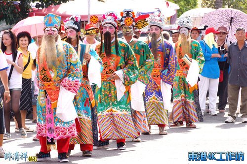 戊戌正科「東港迎王平安祭典」「請水儀式」千歲共有36位迎請到