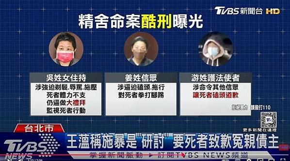 精舍殺人案王薀及藝人李威等13人起訴，同步移審在押的王薀及3