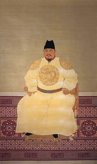 明太祖袞龍袍像