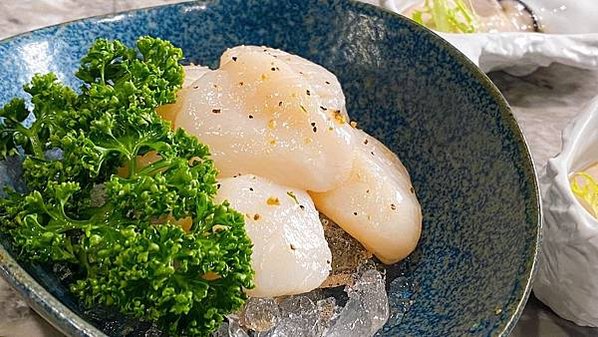 生食級北海道干貝「佐賀野仁 提供」