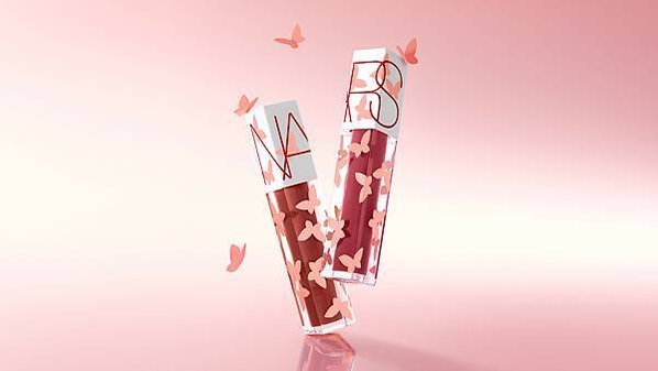 NARS 激情過後嫩唇油 流光蝶羽版 情境圖
