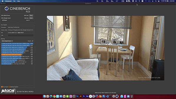 Cinbench R23 跑分