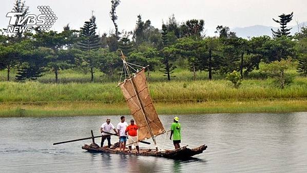 阿美族古帆船為印證近4000年間台灣和南島國家有船隻往來，台