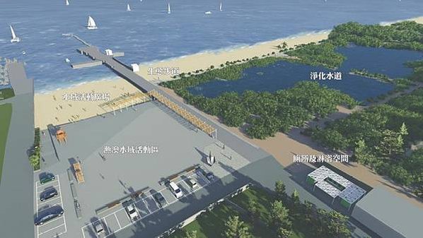 新竹新豐鄉的鳳坑漁港新竹縣新豐鄉鳳坑村「綠色海岸風景遊憩計畫