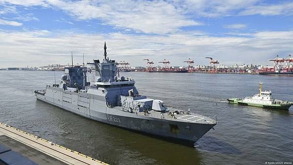 德國軍艦22年來首度穿越台灣海峽-德國海軍印太特遣艦隊穿行臺