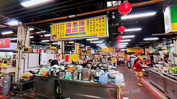 台中第二市場美食，阿嬤的相思麵，嵐肉燥飯，山河爌肉飯